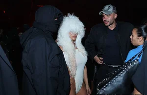 Kanye West and Bianca Censori Attend Fashion Show Featuring Ex - image 2