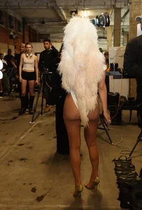 Kanye West and Bianca Censori Attend Fashion Show Featuring Ex - image 4