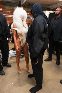 Kanye West and Bianca Censori Attend Fashion Show Featuring Ex - image 3