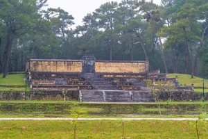 Walking Through the Ancient Pine Forest at Gia Long Tomb in Hue - image 1