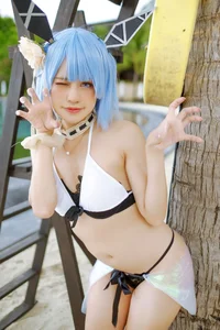 Coser PingPing Stunning Gascogne Bikini Cosplay from Azur Lane (16 Photos) - image 9