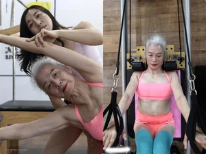 China's Most Beautiful 78-Year-Old Grandmother Staying Fit - image 6