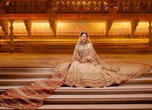 Radhika Merchant's Spectacular Bridal Fashion at the $600 Million Ambani Wedding - image 0
