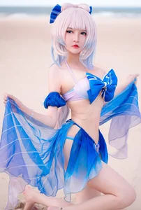 Stunning Sangonomiya Kokomi Bikini Cosplay by Potato Godzilla - image 17