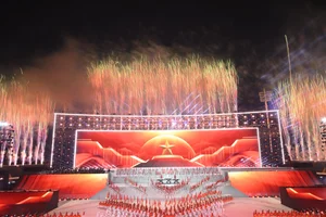 Hanoi Crowds Brave 12C Cold for Spectacular My Dinh Fireworks - image 24