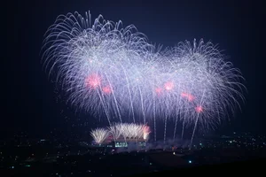 Hanoi Crowds Brave 12C Cold for Spectacular My Dinh Fireworks - image 15
