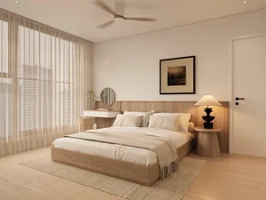 Modern 3-Bedroom Apartment in Ngoc Thuy Featuring Seamless Wooden Interior Design - image 16