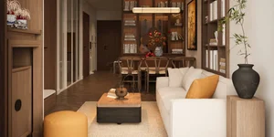 Modern 3-Bedroom Apartment in Ngoc Thuy Featuring Seamless Wooden Interior Design - image 6