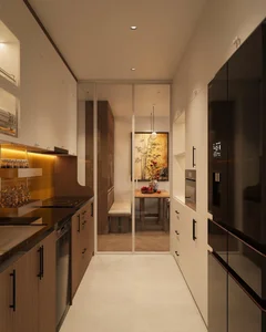 Modern 3-Bedroom Apartment in Ngoc Thuy Featuring Seamless Wooden Interior Design - image 11