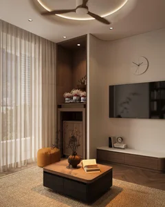 Modern 3-Bedroom Apartment in Ngoc Thuy Featuring Seamless Wooden Interior Design - image 3