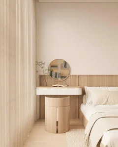 Modern 3-Bedroom Apartment in Ngoc Thuy Featuring Seamless Wooden Interior Design - image 13