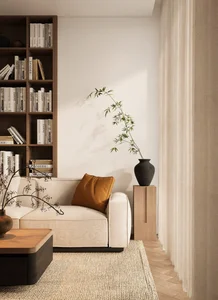 Modern 3-Bedroom Apartment in Ngoc Thuy Featuring Seamless Wooden Interior Design - image 10