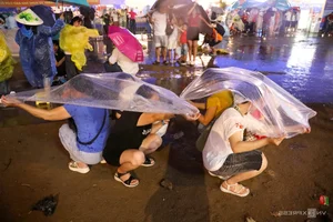 Crowds Brave the Rain for 30/4 Fireworks Display - image 4
