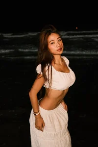 Louis Pham Captivates with Stunning Night Beach Photoshoot Fashion - image 7