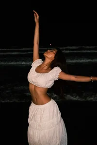 Louis Pham Captivates with Stunning Night Beach Photoshoot Fashion - image 4