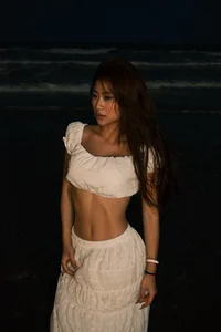 Louis Pham Captivates with Stunning Night Beach Photoshoot Fashion - image 8