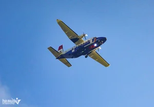 Casa Transport Aircraft Squadron Conducts Military Training Over Hanoi Skies - image 0
