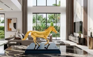 Exquisite Gold-Plated Horse Statues: The Must-Have Luxury Decor for Year of the Horse 2026 - image 4