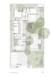 Neem Tree House: A C-Shaped Architectural Marvel in New Delhi - image 4