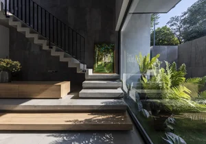 Innovative 3-Story West-Facing House Renovation with Lush Vertical Hanging Gardens in Viet Tri - image 5