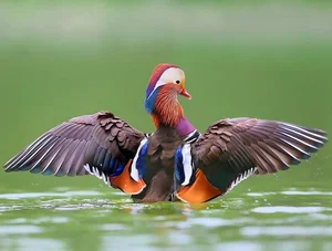 Exploring the Enchanting Colors of the Mandarin Duck, Nature's Masterpiece - image 1