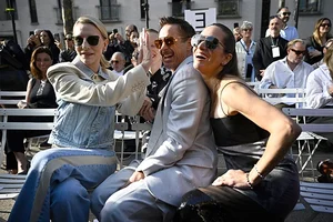 Robert Downey Jr. and Wife Susan Make Rare Fashion Show Appearance - image 5