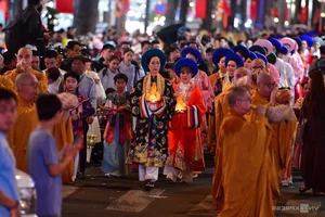Stars Join the Procession: Carrying the Buddha Statue Through the Streets - image 8