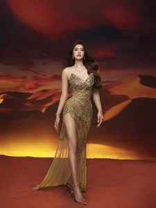 Thuy Tien: The 1.8m Tall Powerhouse Redefining Beauty at Miss Universe Vietnam - image 1