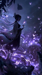 Stunning Kocho Shinobu Wallpapers: Elegant Demon Slayer Anime Backgrounds - image 10