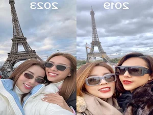 Actor Vinh Thuy Celebrates New Year 2024 with His Elegant Wife - image 10
