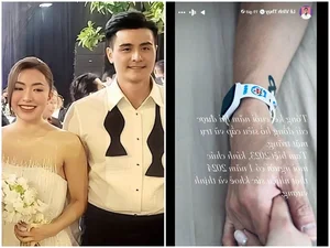 Actor Vinh Thuy Celebrates New Year 2024 with His Elegant Wife - image 9