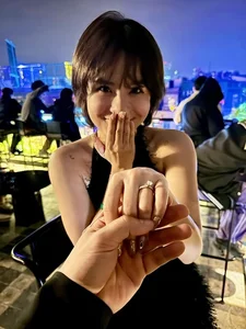 Actor Vinh Thuy Celebrates New Year 2024 with His Elegant Wife - image 8