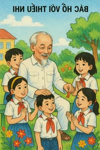 89+ Beautiful Drawings of Uncle Ho with Children on A3 and A4 Paper - image 6