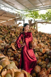 Exploring An Thanh Coconut Fiber Village: A Stunning Cultural Backdrop for Tet Ao Dai Photography Along the Scenic Thom River in Vietnam - image 10