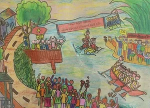 Fun and Easy Boat Racing Festival Drawing Ideas for Students - image 7