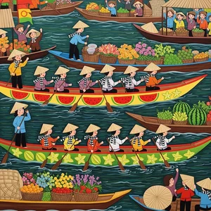 Fun and Easy Boat Racing Festival Drawing Ideas for Students - image 17