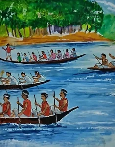 Fun and Easy Boat Racing Festival Drawing Ideas for Students - image 27