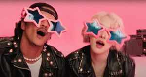 Rosé of BLACKPINK and Bruno Mars Channel Rock Star Energy in New Collaboration - image 0