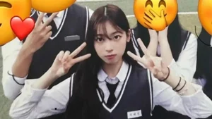 Rookie K-Pop Idol's Middle School Photos Go Viral for Natural Visuals - image 2