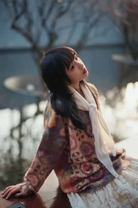 Winter Warm Sun Portrait Collection Featuring Model Xibo Ya - image 0