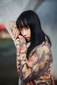 Winter Warm Sun Portrait Collection Featuring Model Xibo Ya - image 3