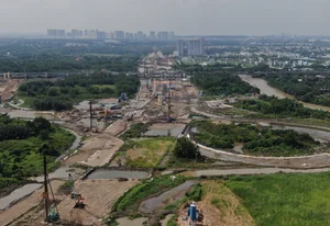 Progress Update on the Largest Bridge Along Ho Chi Minh City’s Ring Road 3 - image 6