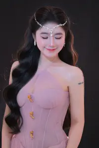 Dreamy Princess: Ethereal Beauty, Elegant Gown & Exquisite Jewelry - image 2