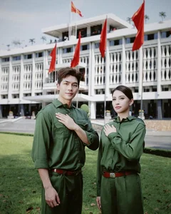 Vietnamese Star Kaity Nguyen Celebrates National Pride with Red Flag Photoshoot - image 3