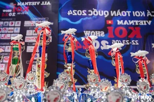 Stunning Giant Koi Fish Showcased at Premier Beauty Competition Featuring 1-Meter Champions - image 2