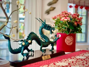 Supermodel Thúy Hạnh’s Grand Villa: A Masterclass in Tet Home Decoration - image 6