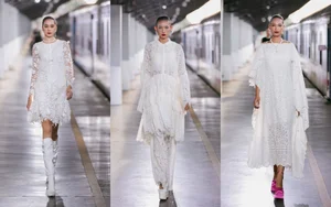 Fashion Extravaganza: Models Catwalk at Historic Saigon Railway Station - image 4