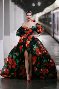 Fashion Extravaganza: Models Catwalk at Historic Saigon Railway Station - image 5