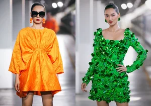 Fashion Extravaganza: Models Catwalk at Historic Saigon Railway Station - image 6
