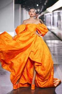 Fashion Extravaganza: Models Catwalk at Historic Saigon Railway Station - image 1